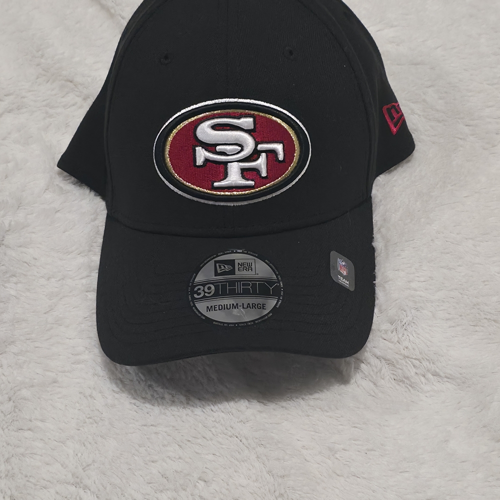 New Era Black 49ers Cap
